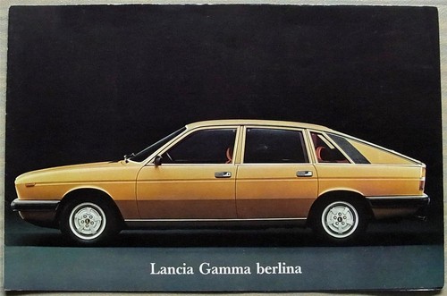 Lancia gamma berlina car - gamma, sales