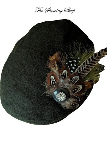 Green wool feather lead - green,