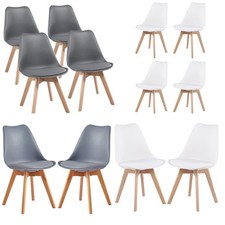 Set of 2/4 Tulip Dining Chairs
