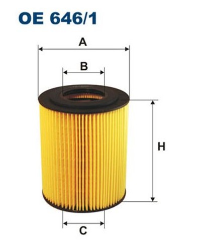 Fits filtron 646 oil - oe,
