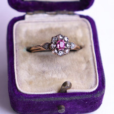 Antique Pink Sapphire and
