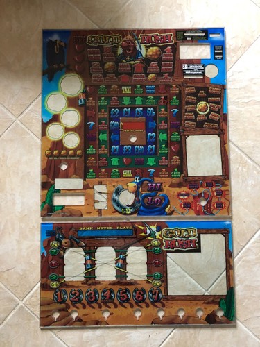 Gold rush fruit machine - gold,