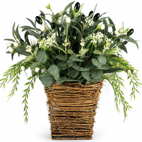 Olive greenery door hanging - greenery,