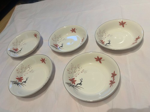 5pcs vintage alfred - 5pcs, meakin