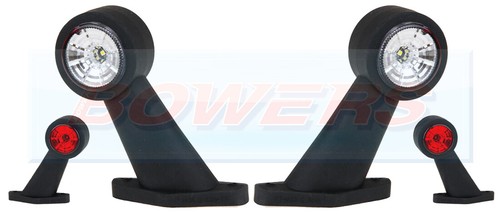 Red white led stalk side - red,