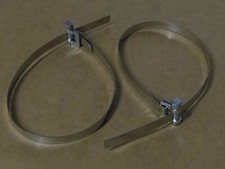 Triumph Tiger Cub D340 Heavyweight Fork Adjustable Gaiter Clip x2 '