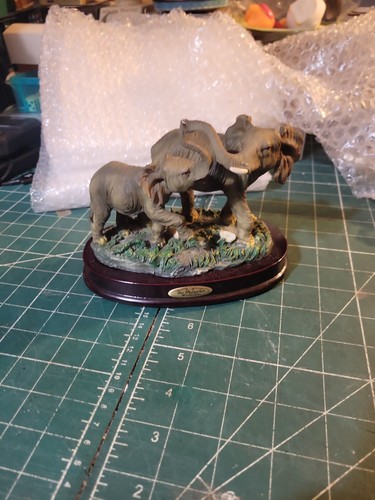 Elephant mum with - elephant,