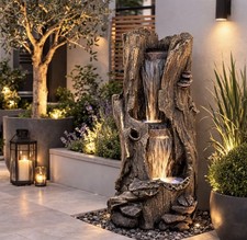 Alpine Cascading Waterfall