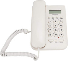 KX-T076 Corded Telephone for Seniors Loud Phones for Hard of Hearing with Call