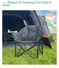 OLPRO Olympus XL 2 Camping Chairs Black & Green