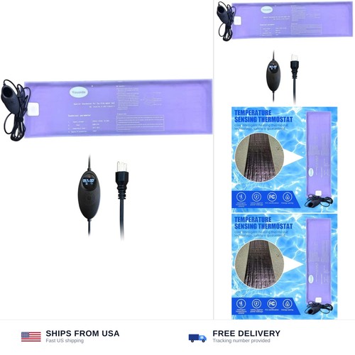 Smart waterbed heater with - heater, led