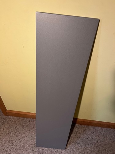 Slatwall wood shelf silver - wood,