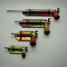 Heavy Duty Spring Loaded Drop Bolt Stable Garage Door Gate Shed 75mm - 200mm