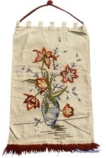 tapsery flower design Antique