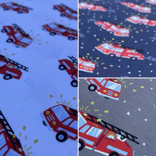 Fire truck novelty cotton - fire,