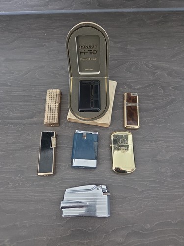 Ronson lighters job lot 7 - ronson,