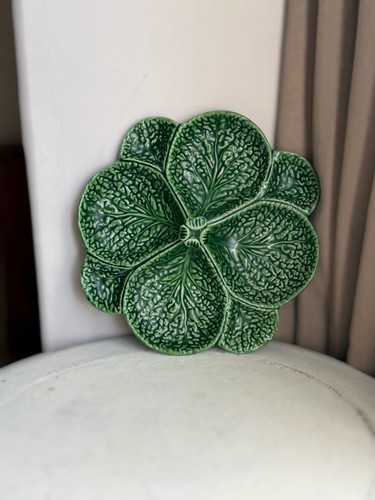Vintage green majolica - green,