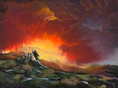 Mackenzie thorpe from moor - -,