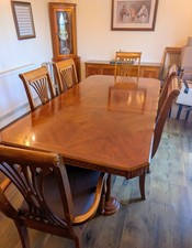 Yew Wood Extending Dining