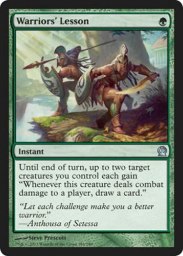 Warriors lesson theros mtg - lesson,