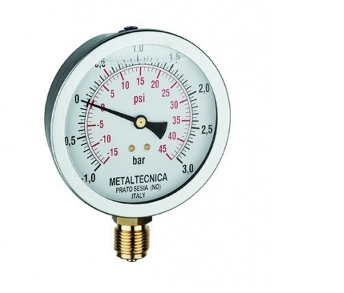 Vacuum pressure gauge 63mm - gauge,