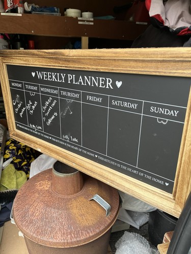 Kitchen weekly chalk - kitchen,