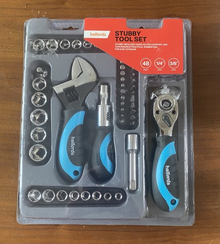 Halfords piece stubby tool - halfords, 48