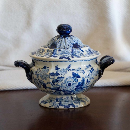 Antique ridgway blue white - antique,