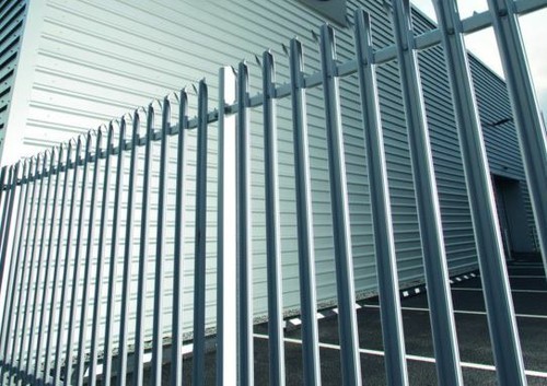 Galvanised palisade security - galvanised,