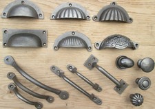 CAST IRON RUSTIC CHEST DRAWER WARDROBE KITCHEN CUPBOARD CABINET HANDLES & KNOBS