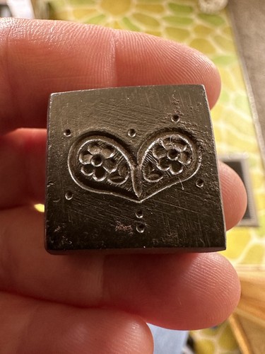 Impression die heart double - die,