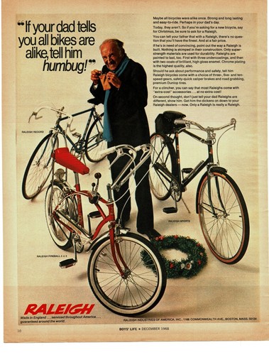 1968 raleigh record sport - raleigh,