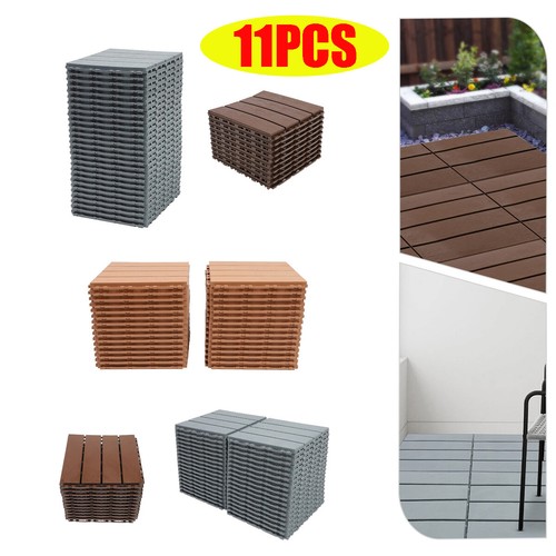 11x wpc decking tiles - wpc, garden