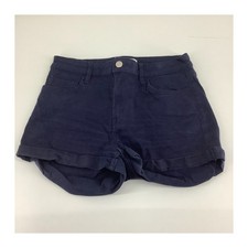 H&m Navy Denim Shorts Size 6