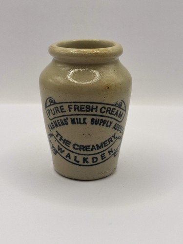 Old advertising cream pot