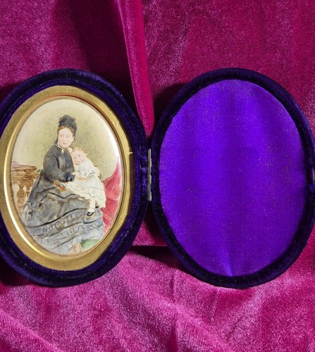 Antique victorian portrait - antique,