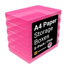 Craft Storage Box A4 Colourful