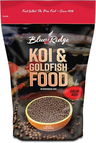 Blue ridge koi fish food - blue,