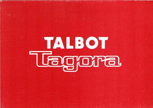 Talbot tagora 1981 market - tagora,
