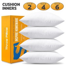 Cushion Inner Pads Inserts Filler Scatter Extra Deep Filled Plump Cushion 20x20"