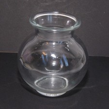 VintageClear Glass Leech Jar