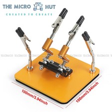 Magnetic Helping Hands Soldering Station Heavy Base Flexible Arms 360° Rotating