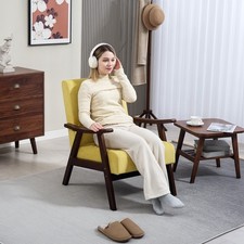 Nordic Accent Chair with Solid