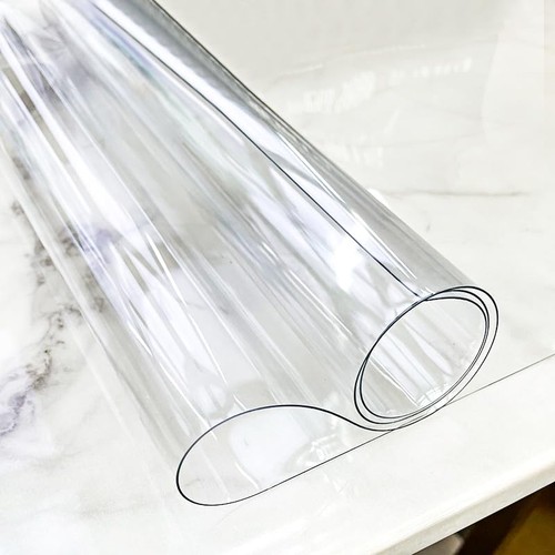 Transparent pvc tablecloth - transparent,