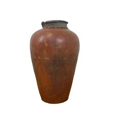 Antique Vase Indonesian Rattan