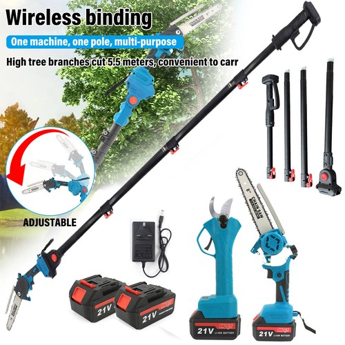 Telescopic pole chainsaw long - telescopic,