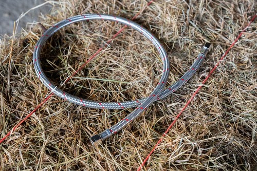 Replacement metal hose hay - hose-,