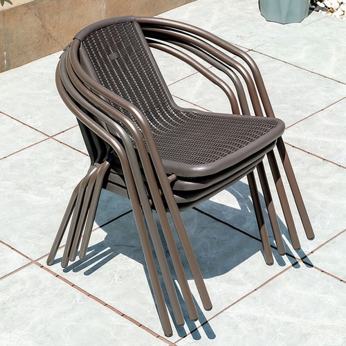 6pcs stackable wicker - stackable,