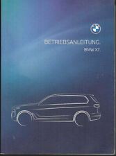 BMW X7 G07 Owners Manual 2022