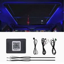 RGB LED Car Interior Sunroof Symphony Atmosphere Light Strips Phone APP Control